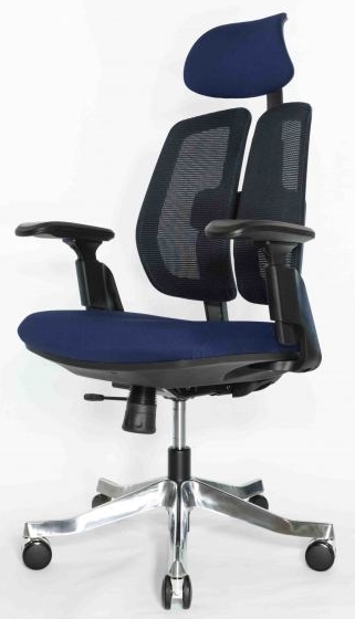 Falto Orto Bionic A92 Mesh BK-BL (черный каркас/сетка- ткань blue)