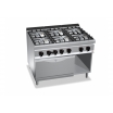 Газовая плита Bertos G9F6PW+FG1 (Maxima 900) (с 6ю конфорками и газовой духовкой 1/1)
