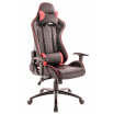 Геймерское кресло Everprof Lotus S10 Экокожа Черный/Красный