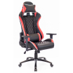 Геймерское кресло Everprof Lotus S11 Экокожа Черный/Красный